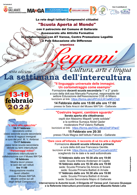 Locandina Settimana Intercultura 2023