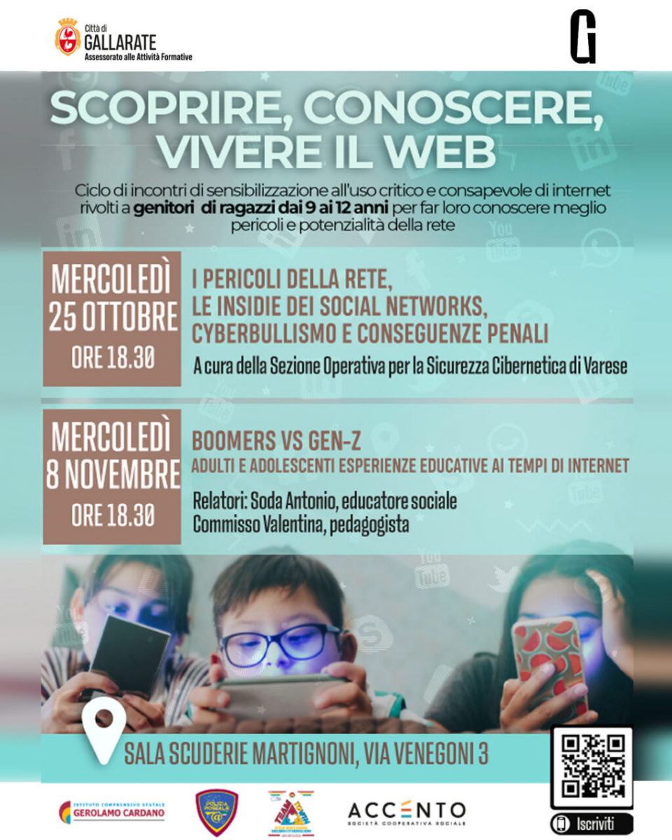 Scoprire, conoscere, vivere il web. Ciclo di incontri